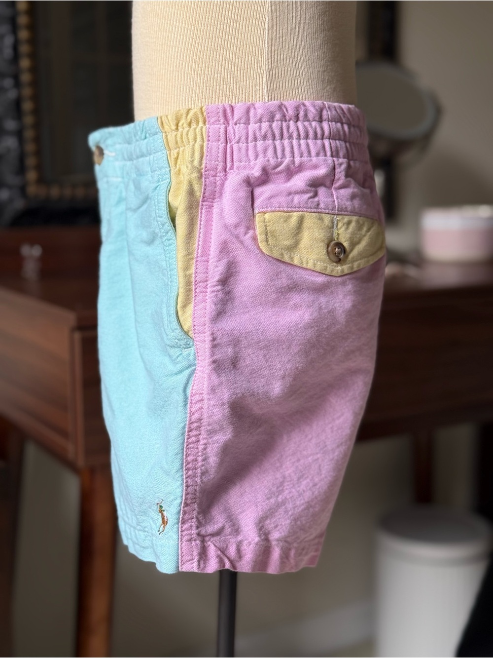 Polo Prepster Color-Blocked Oxford Short - Picture 5 of 12